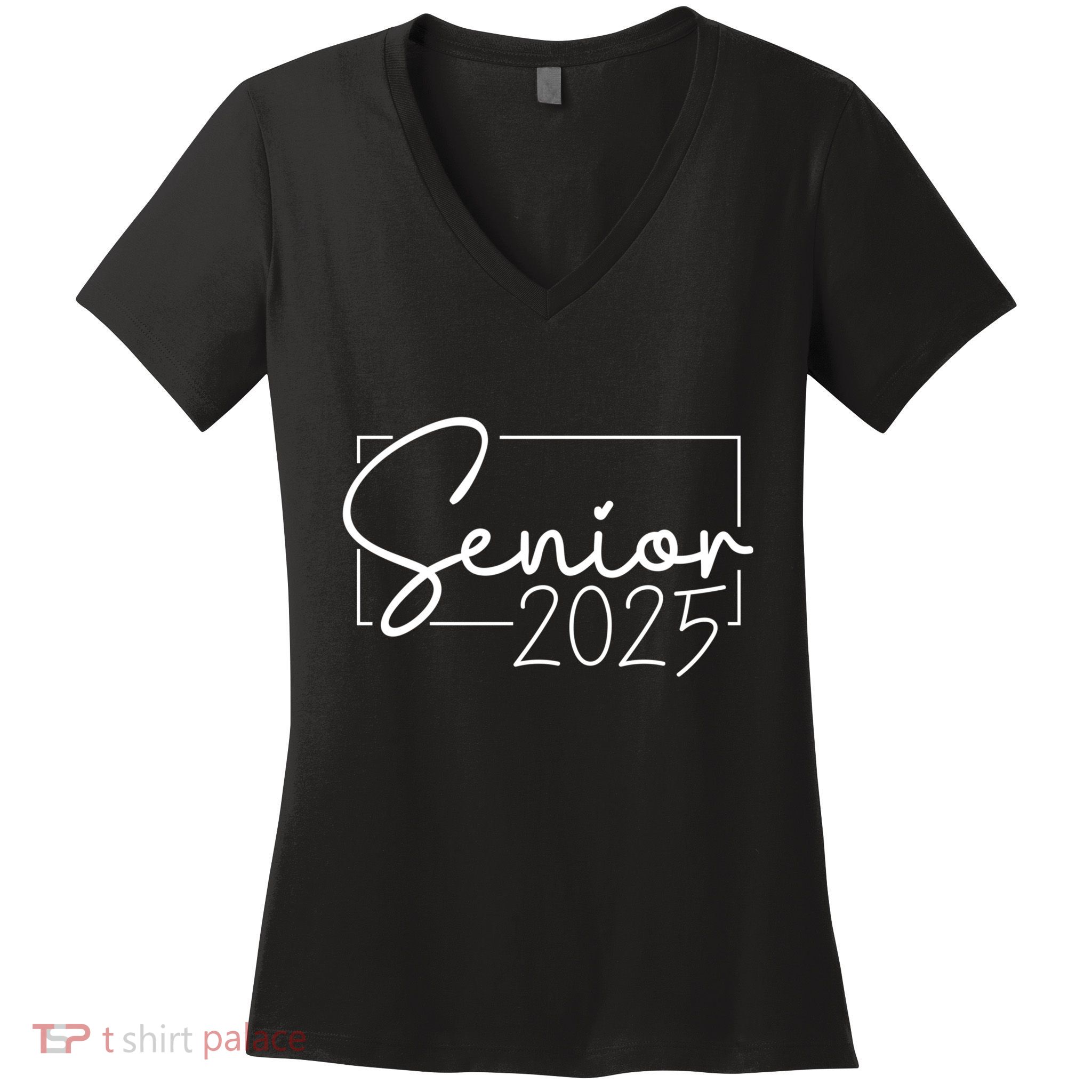 Senior 2025 Class Of 2025 Graduation Women's V-Neck T-Shirt