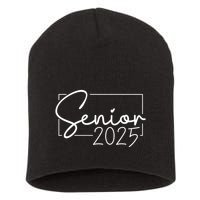 Senior 2025 Class Of 2025 Graduation Short Acrylic Beanie