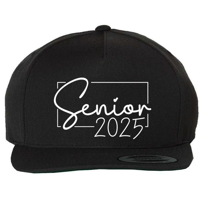 Senior 2025 Class Of 2025 Graduation Wool Snapback Cap