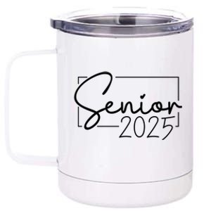 Senior 2025 Class Of 2025 Graduation 12 oz Stainless Steel Tumbler Cup