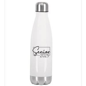 Senior 2025 Class Of 2025 Graduation Stainless Steel Insulated Water Bottle