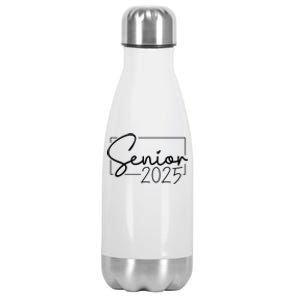 Senior 2025 Class Of 2025 Graduation Stainless Steel Insulated Water Bottle