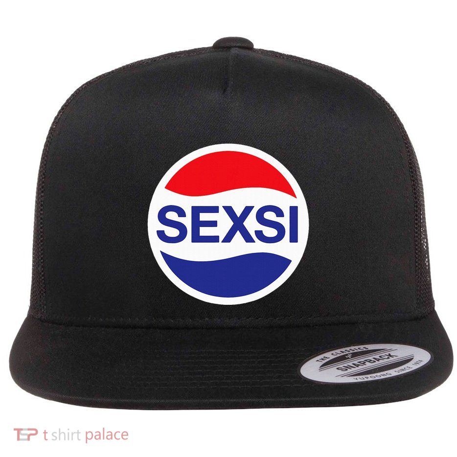 Sexsi 2 Drunken Beautiful People Club Escalates Eh Fun Flat Bill Trucker Hat