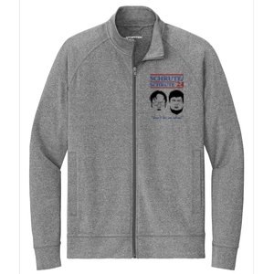 Schrute 24 DonT Be An Idiot Stretch Full-Zip Cadet Jacket