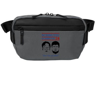 Schrute 24 DonT Be An Idiot Crossbody Pack