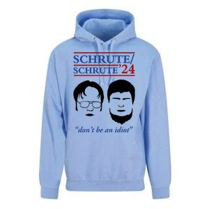 Schrute 24 DonT Be An Idiot Unisex Surf Hoodie