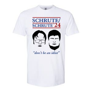 Schrute 24 DonT Be An Idiot Softstyle CVC T-Shirt