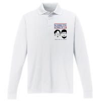 Schrute 24 DonT Be An Idiot Performance Long Sleeve Polo