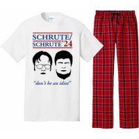 Schrute 24 DonT Be An Idiot Pajama Set