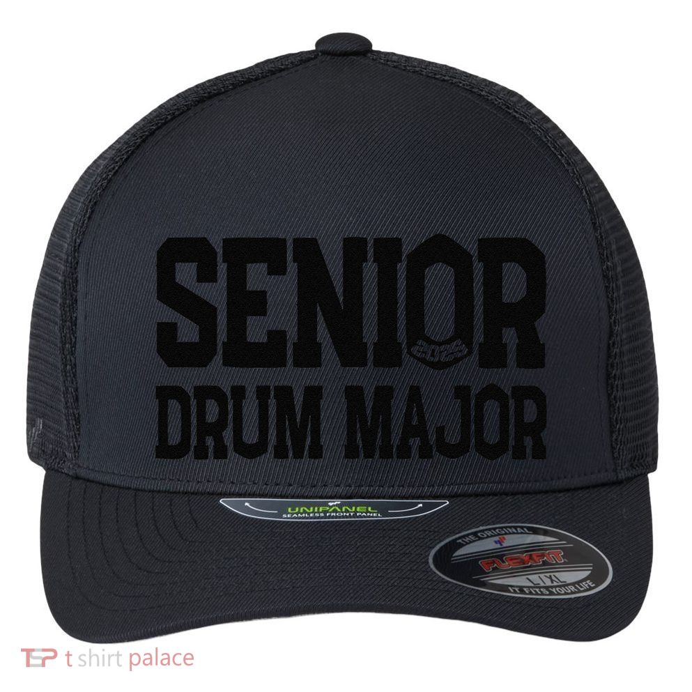 Senior 2025 Drum Major 2025 Class Of 2025 Flexfit Unipanel Trucker Cap