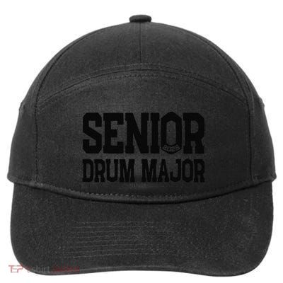 Senior 2025 Drum Major 2025 Class Of 2025 7-Panel Snapback Hat