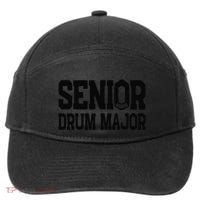 Senior 2025 Drum Major 2025 Class Of 2025 7-Panel Snapback Hat