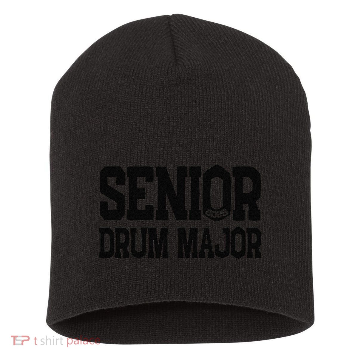 Senior 2025 Drum Major 2025 Class Of 2025 Short Acrylic Beanie