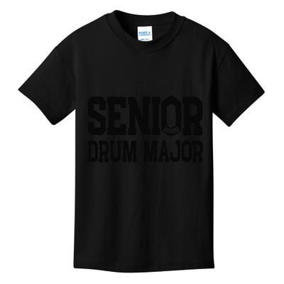 Senior 2025 Drum Major 2025 Class Of 2025 Kids T-Shirt