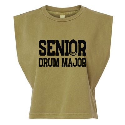 Senior 2025 Drum Major 2025 Class Of 2025 Garment-Dyed Women's Muscle Tee