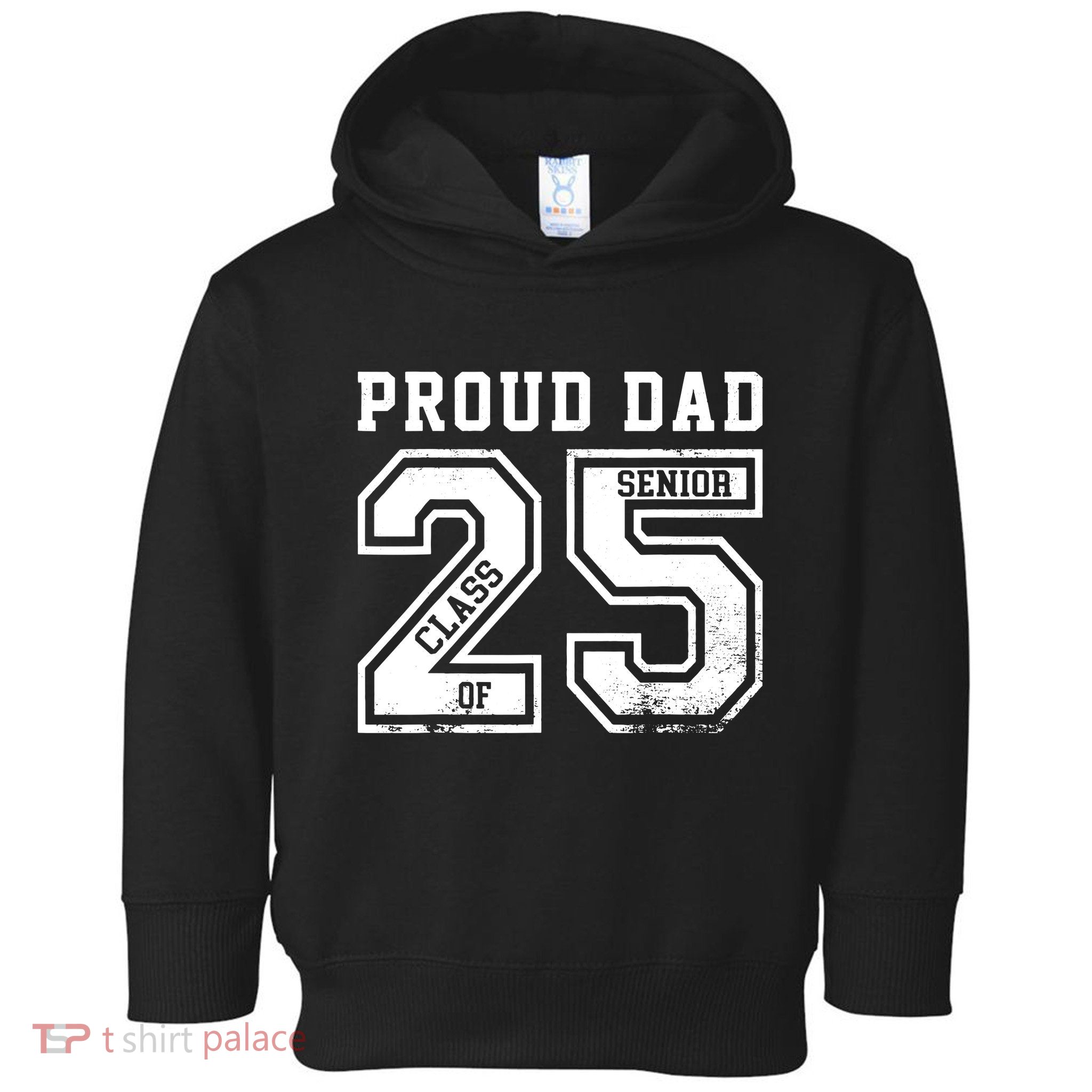 Senior 2025 Dad Class Of 2025 Father Toddler Hoodie