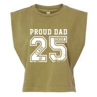 Senior 2025 Dad Class Of 2025 Father Garment-Dyed Women's Muscle Tee