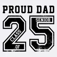 Senior 2025 Dad Class Of 2025 Father Button