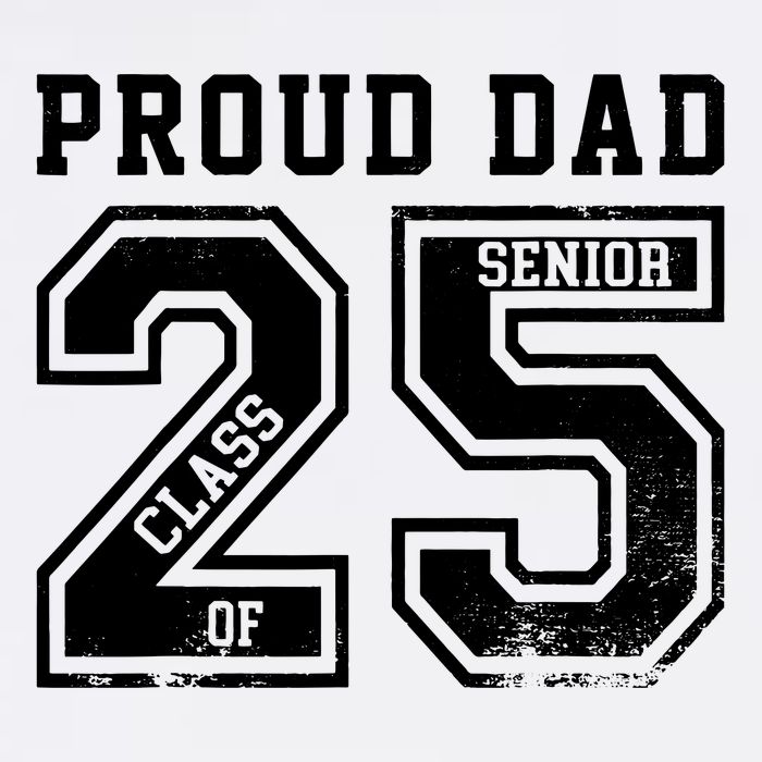 Senior 2025 Dad Class Of 2025 Father Button