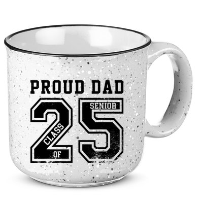 Senior 2025 Dad Class Of 2025 Father 15oz Campfire Ceramic Mug
