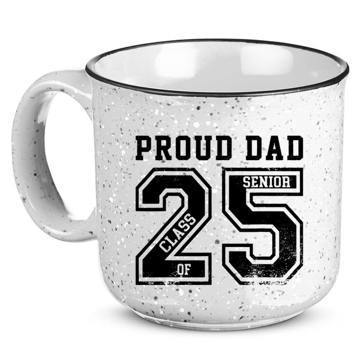 Senior 2025 Dad Class Of 2025 Father 15oz Campfire Ceramic Mug