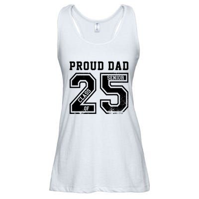 Senior 2025 Dad Class Of 2025 Father Ladies Essential Flowy Tank