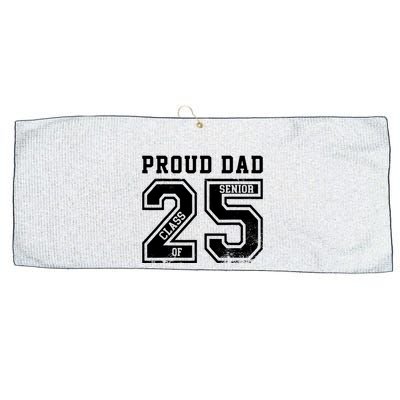 Senior 2025 Dad Class Of 2025 Father Large Microfiber Waffle Golf Towel