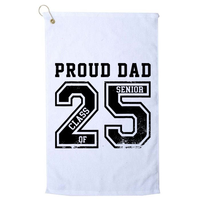 Senior 2025 Dad Class Of 2025 Father Golf Towel