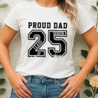 Senior 2025 Dad Class Of 2025 Father Womens T-Shirt