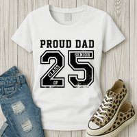 Senior 2025 Dad Class Of 2025 Father Womens T-Shirt