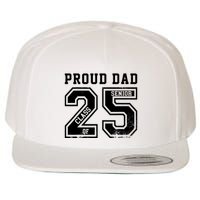Senior 2025 Dad Class Of 2025 Father Wool Snapback Cap
