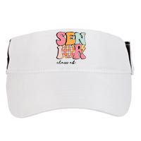 Senior 2025 Disco Ball Cute Retro Groovy Girl Adult Drive Performance Visor