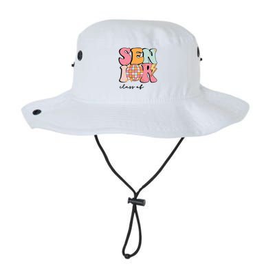 Senior 2025 Disco Ball Cute Retro Groovy Girl Bucket Hat