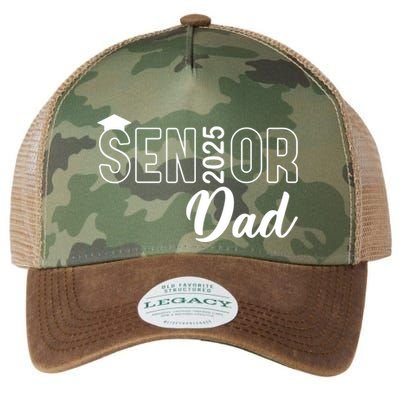 Senior 2025 Dad Class Of 2025 Father Legacy Tie Dye Trucker Hat