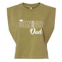 Senior 2025 Dad Class Of 2025 Father Garment-Dyed Women's Muscle Tee