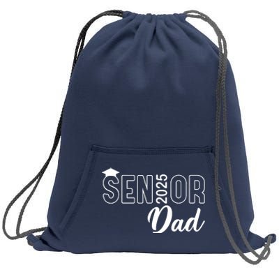 Senior 2025 Dad Class Of 2025 Father Sweatshirt Cinch Pack Bag