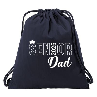 Senior 2025 Dad Class Of 2025 Father Drawstring Bag