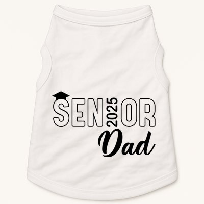 Senior 2025 Dad Class Of 2025 Father Doggie Tank
