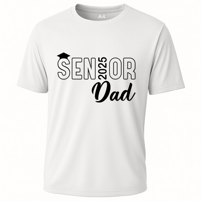 Senior 2025 Dad Class Of 2025 Father Cooling Performance Crew T-Shirt