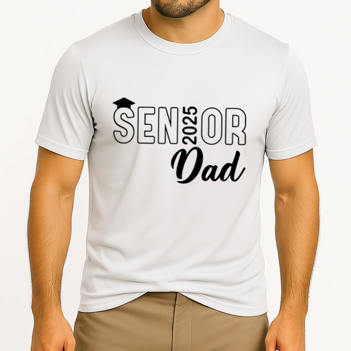 Senior 2025 Dad Class Of 2025 Father Cooling Performance Crew T-Shirt