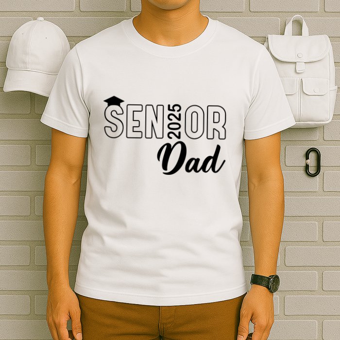 Senior 2025 Dad Class Of 2025 Father T-Shirt