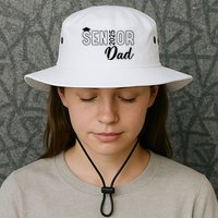 Senior 2025 Dad Class Of 2025 Father Bucket Hat