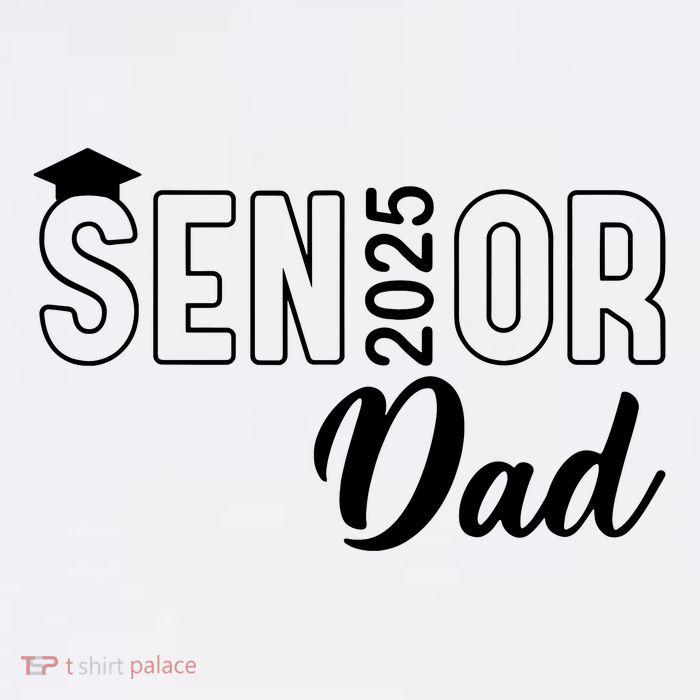 Senior 2025 Dad Class Of 2025 Father Flatbill Hat