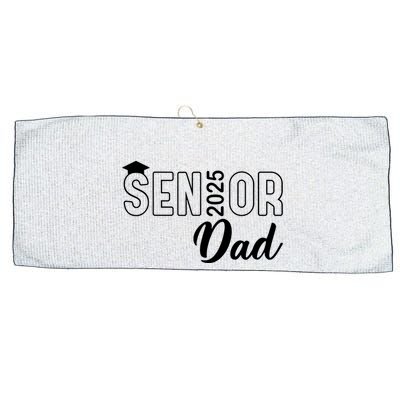 Senior 2025 Dad Class Of 2025 Father Large Microfiber Waffle Golf Towel
