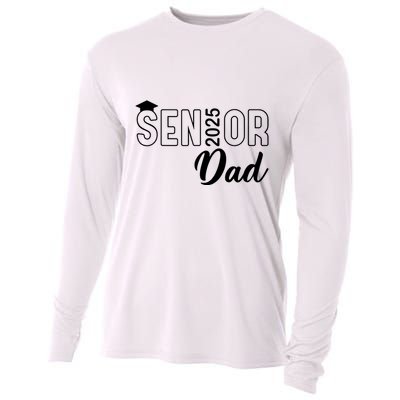 Senior 2025 Dad Class Of 2025 Father Cooling Performance Long Sleeve Crew