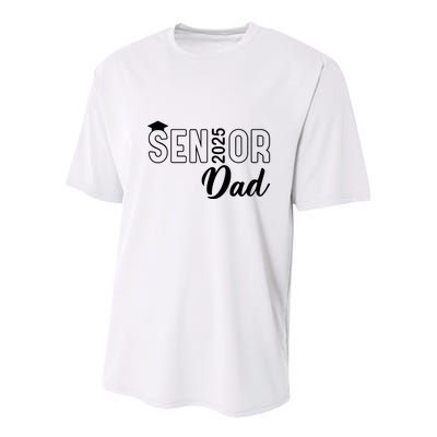 Senior 2025 Dad Class Of 2025 Father Youth Performance Sprint T-Shirt