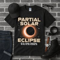 Solar 2025 Eclipse 3.29.25 Partial Solar Eclipse March 2025 Tall T-Shirt