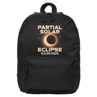 Solar 2025 Eclipse 3.29.25 Partial Solar Eclipse March 2025 16 in Basic Backpack
