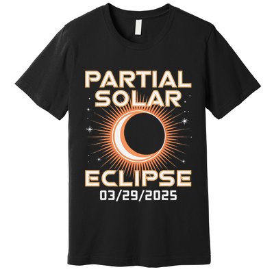 Solar 2025 Eclipse 3.29.25 Partial Solar Eclipse March 2025 Premium T-Shirt