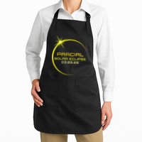 Solar 2025 Eclipse 3.29.25 Partial Solar Eclipse March 2025 Full-Length Apron With Pockets